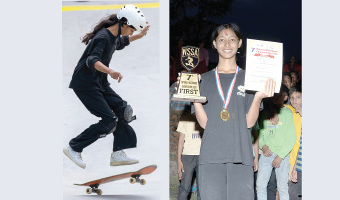 13-year-old Khusi BK dreams of pro skateboarder